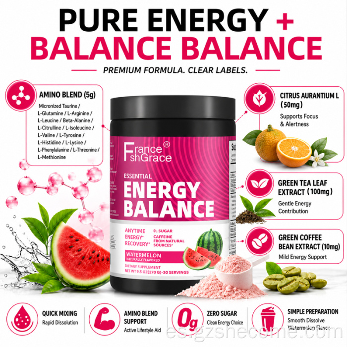 Shecome Energy Balance Powder Recuperación Energética Sandía